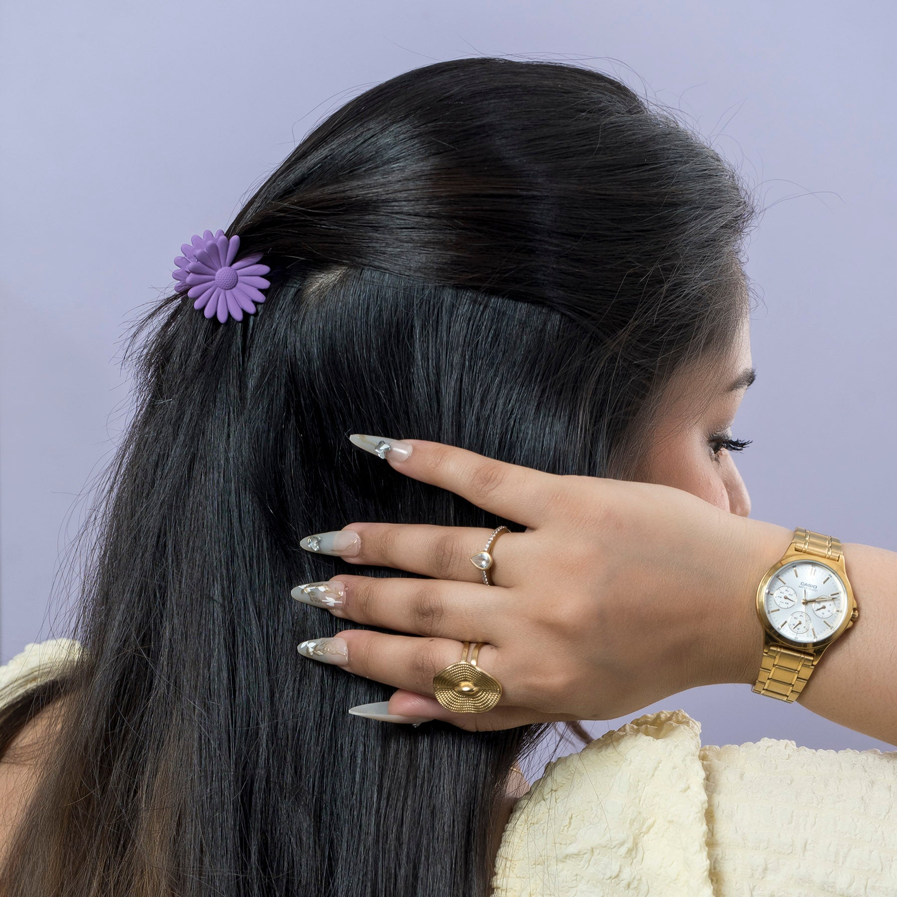 Mini Matte Flower Claw Clip (6Pcs) – UBK3867