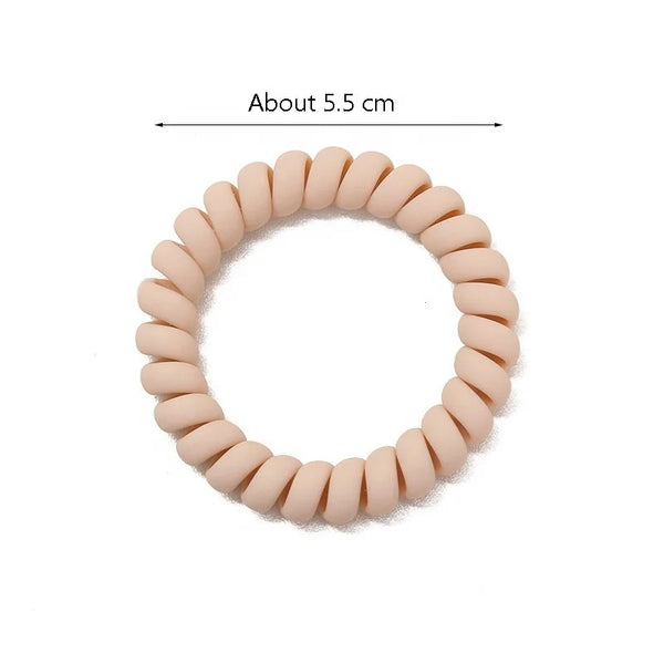 Trendy spiral Hair ties ( Pack of 5 ) - UBK2587