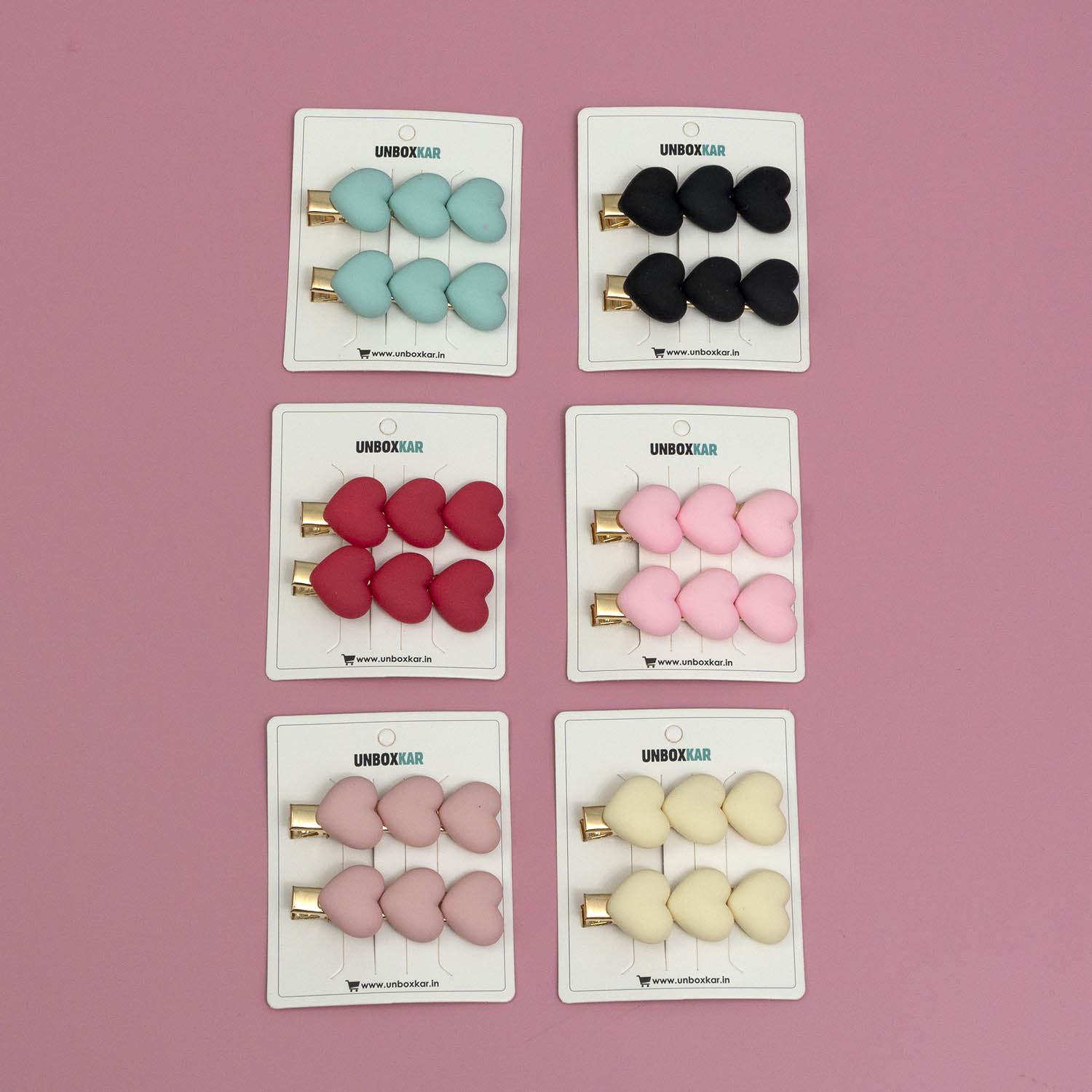 Charm hair pins (2pcs) - UBK2752