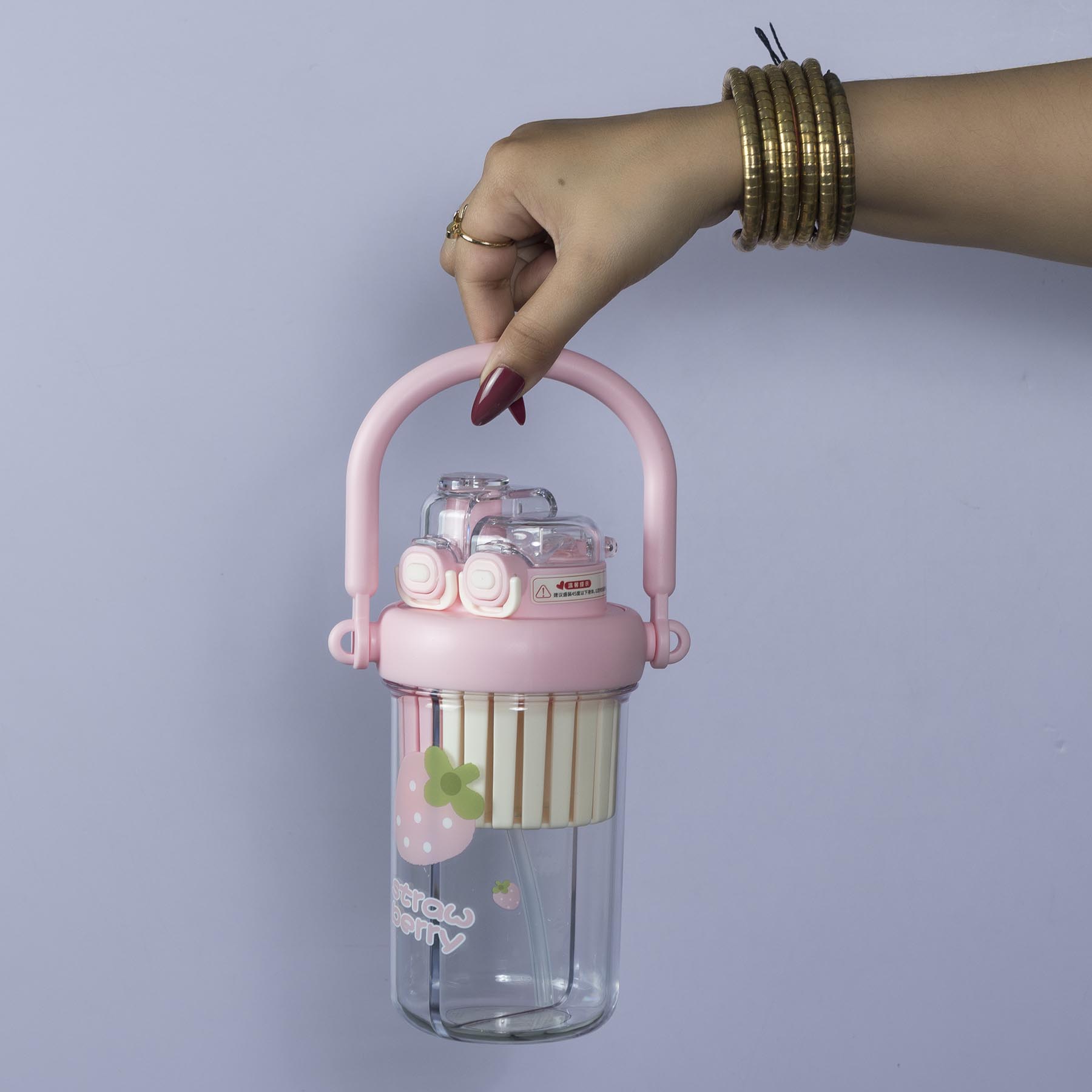 Strawberry Double-Compartment Bottle - UBK3313