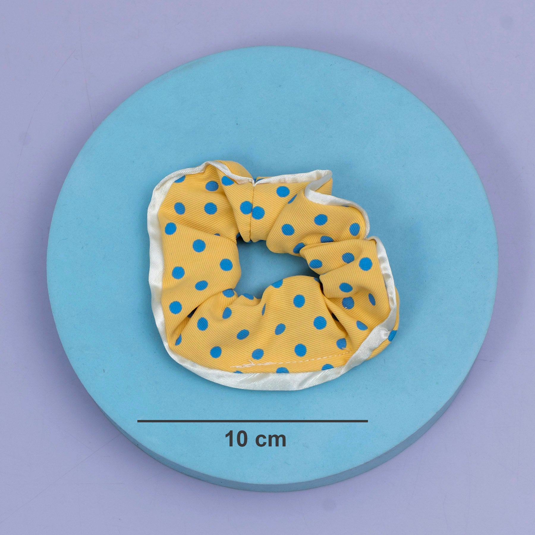 Polka Dot Satin Edge Scrunchie – UBK3874