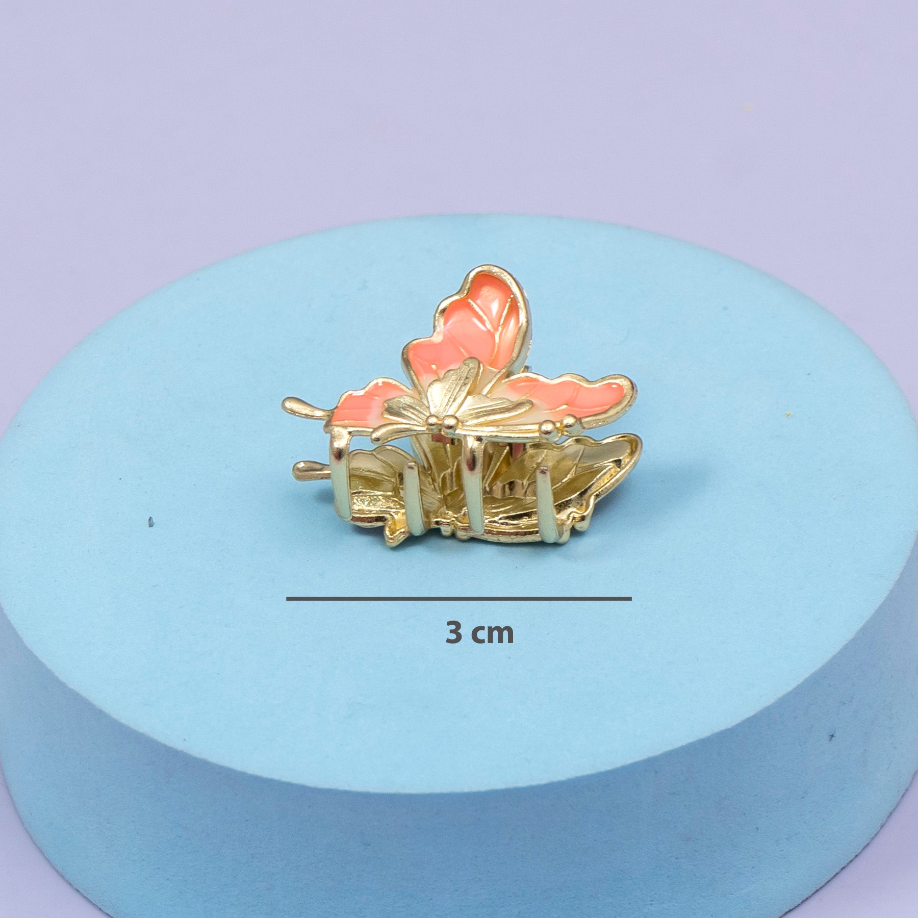 Mini Butterfly & Floral Metal Hair Claw – UBK3932