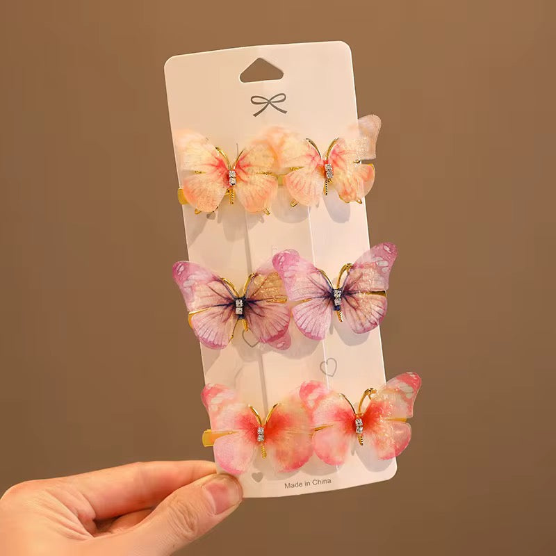 Butterfly Resin Hair Clip Set – UBK3366