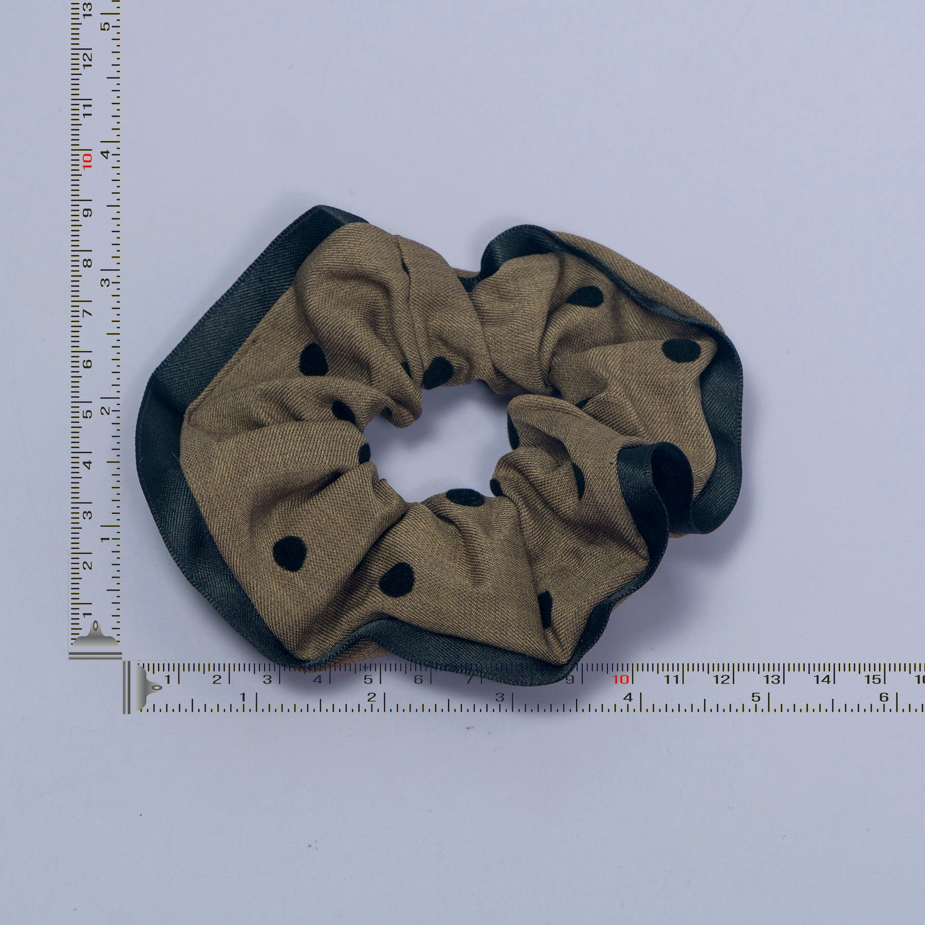 Polka Dot Sheer Edge Hair Scrunchie – UBK3101