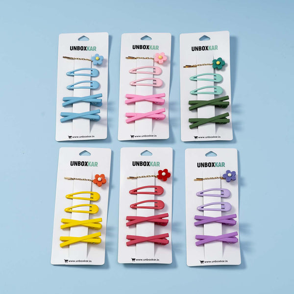 5 Pcs Hair accessories Set - UBK748 - Unboxkar.in