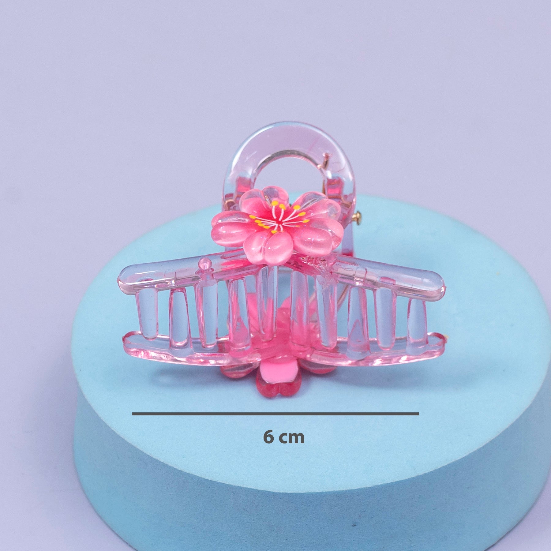 Transparent Floral Hair Claw – UBK3934