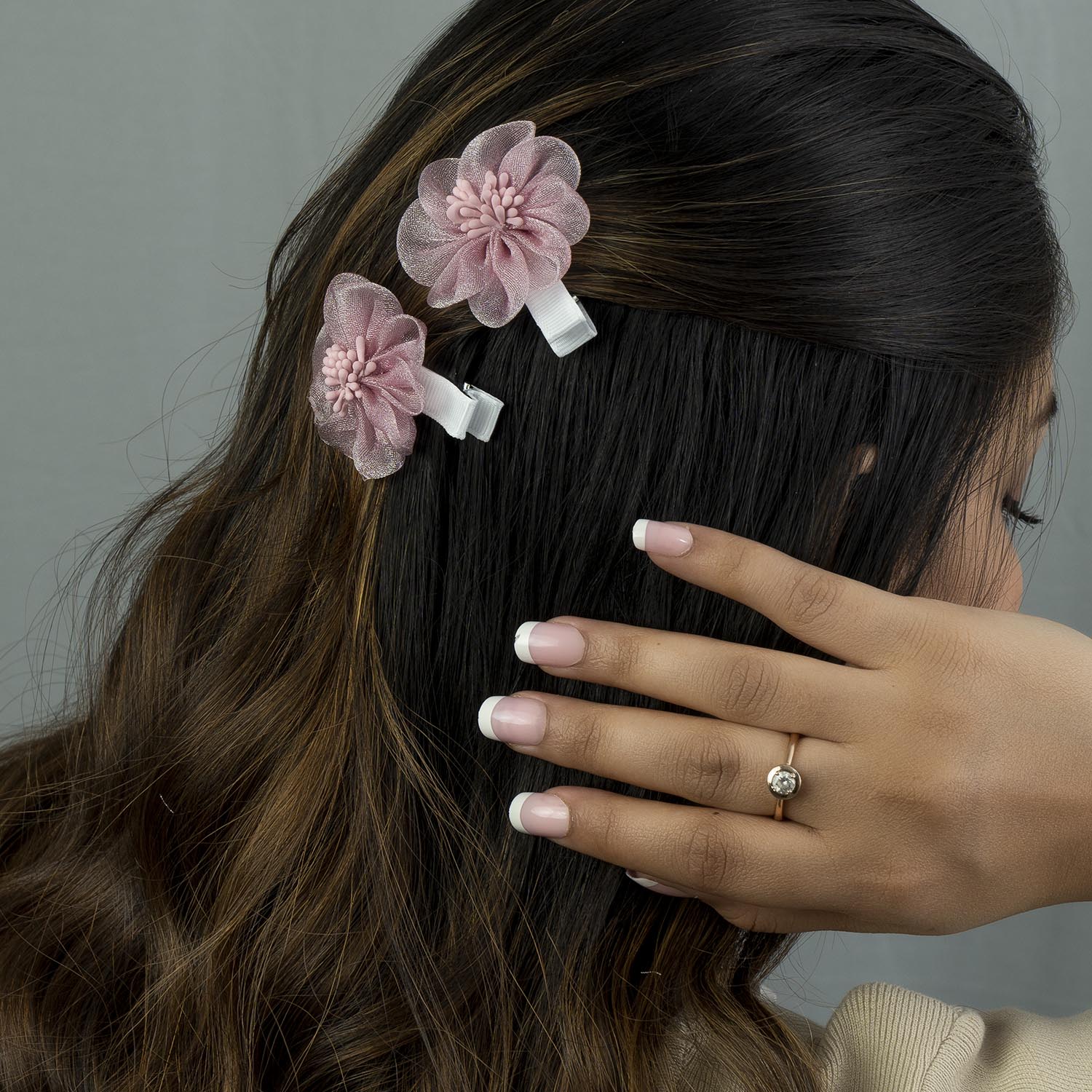 Flower Hair Pins (2Pcs) - UBK2764