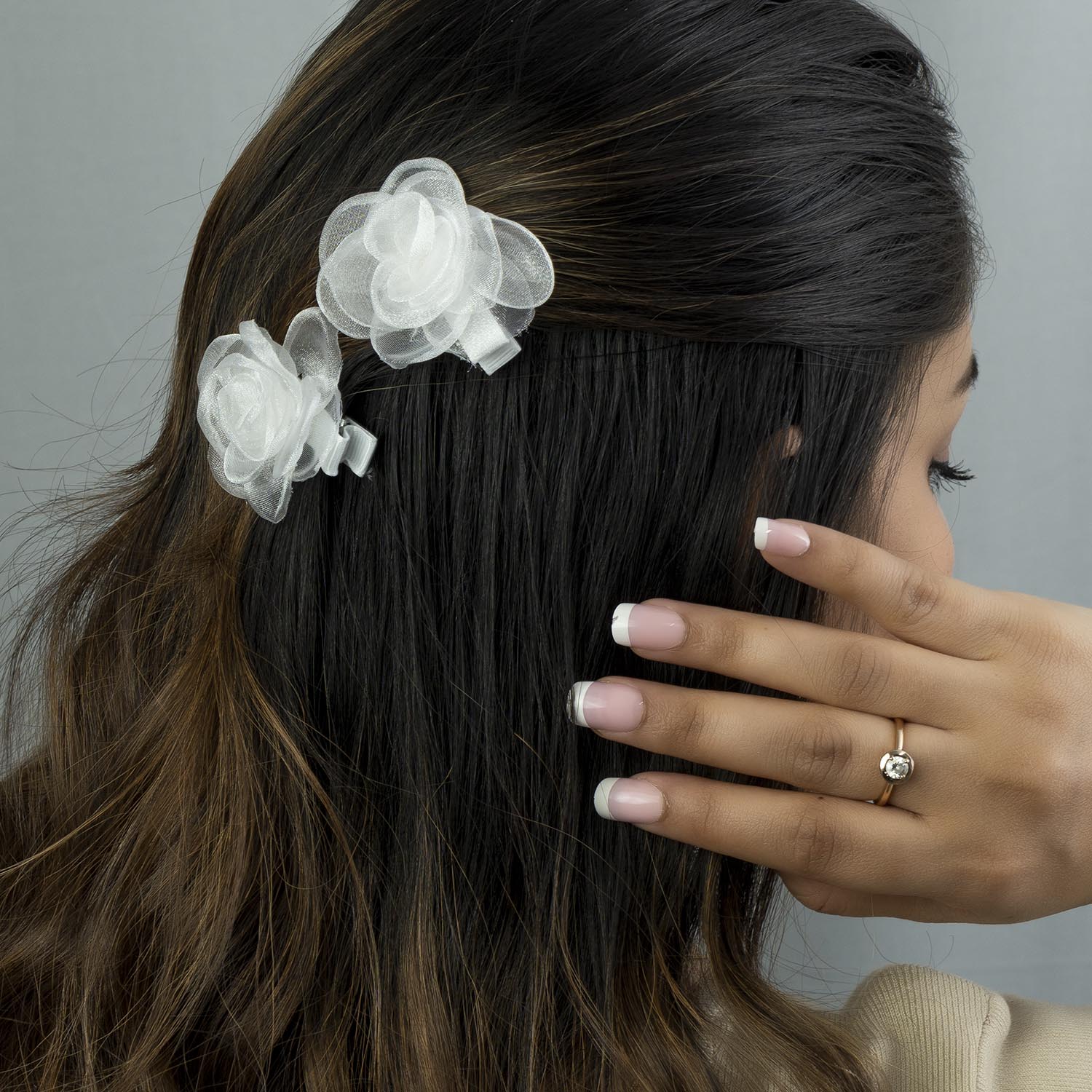 Flower Hair Pins (2Pcs) - UBK2765