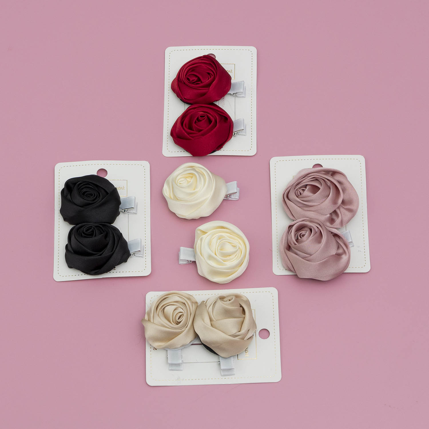 Flower Hair Pins (2Pcs) - UBK2767
