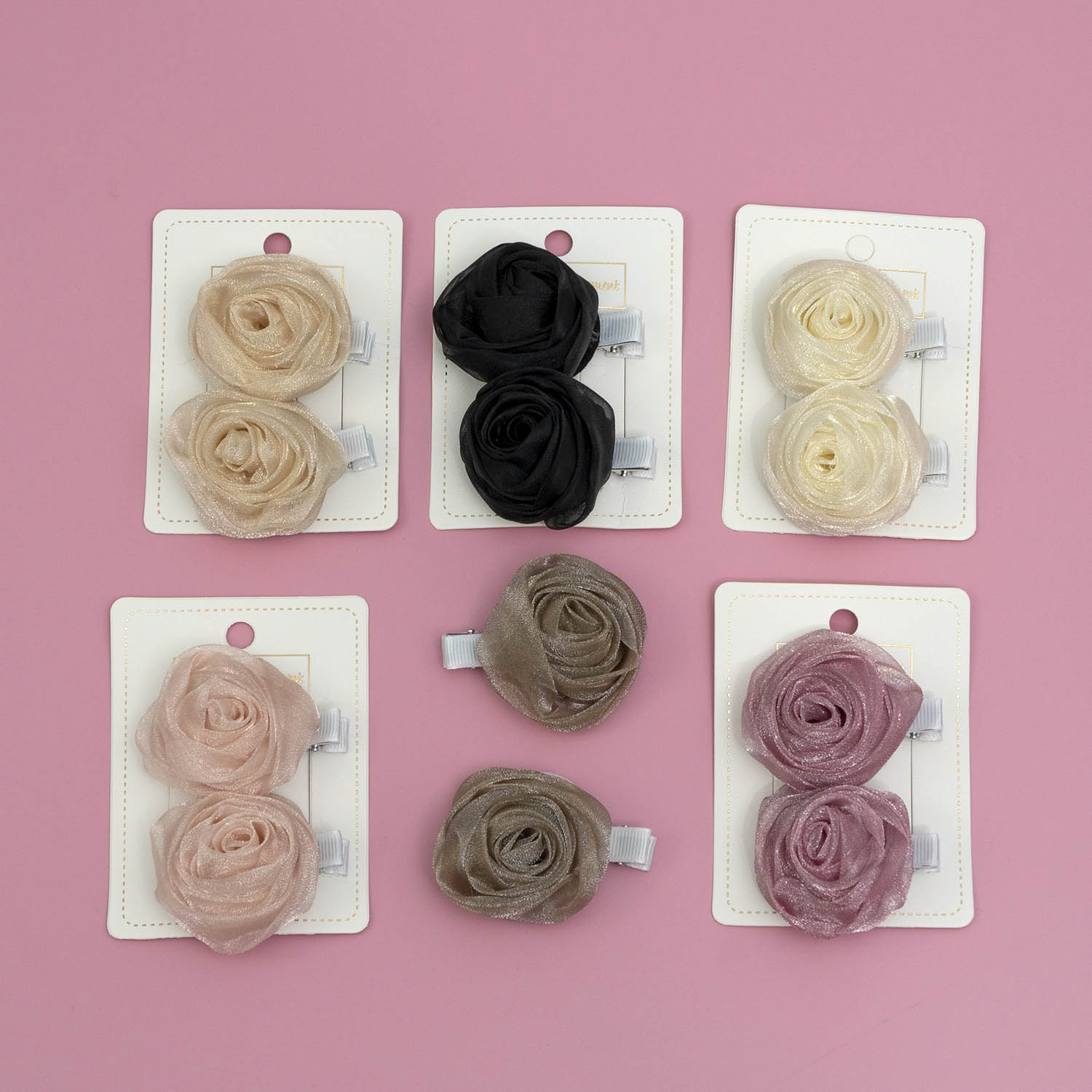 Flower Hair Pins (2Pcs) - UBK2768
