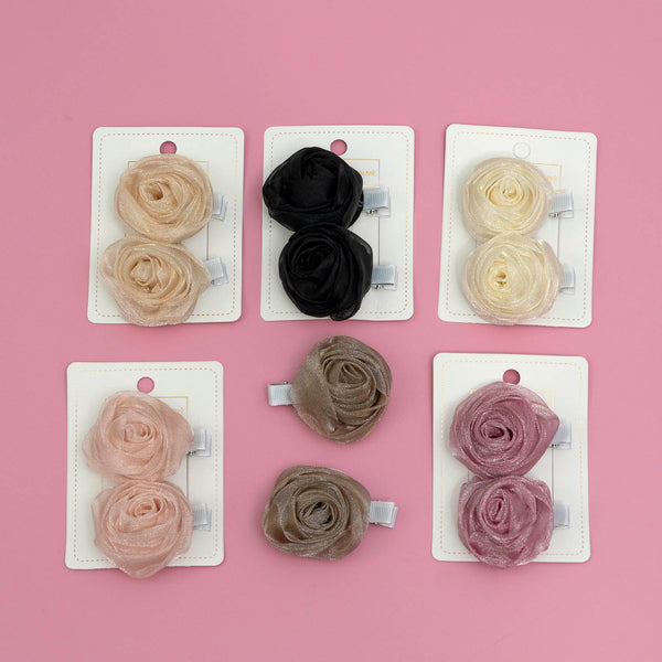 Flower Hair Pins (2Pcs) - UBK2768