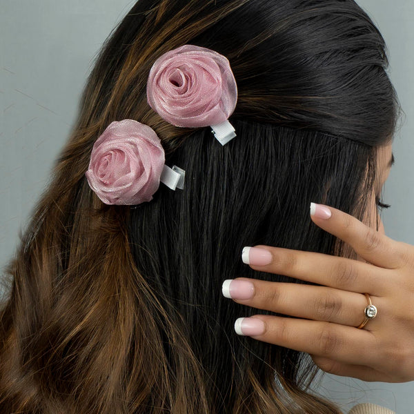 Flower Hair Pins (2Pcs) - UBK2768