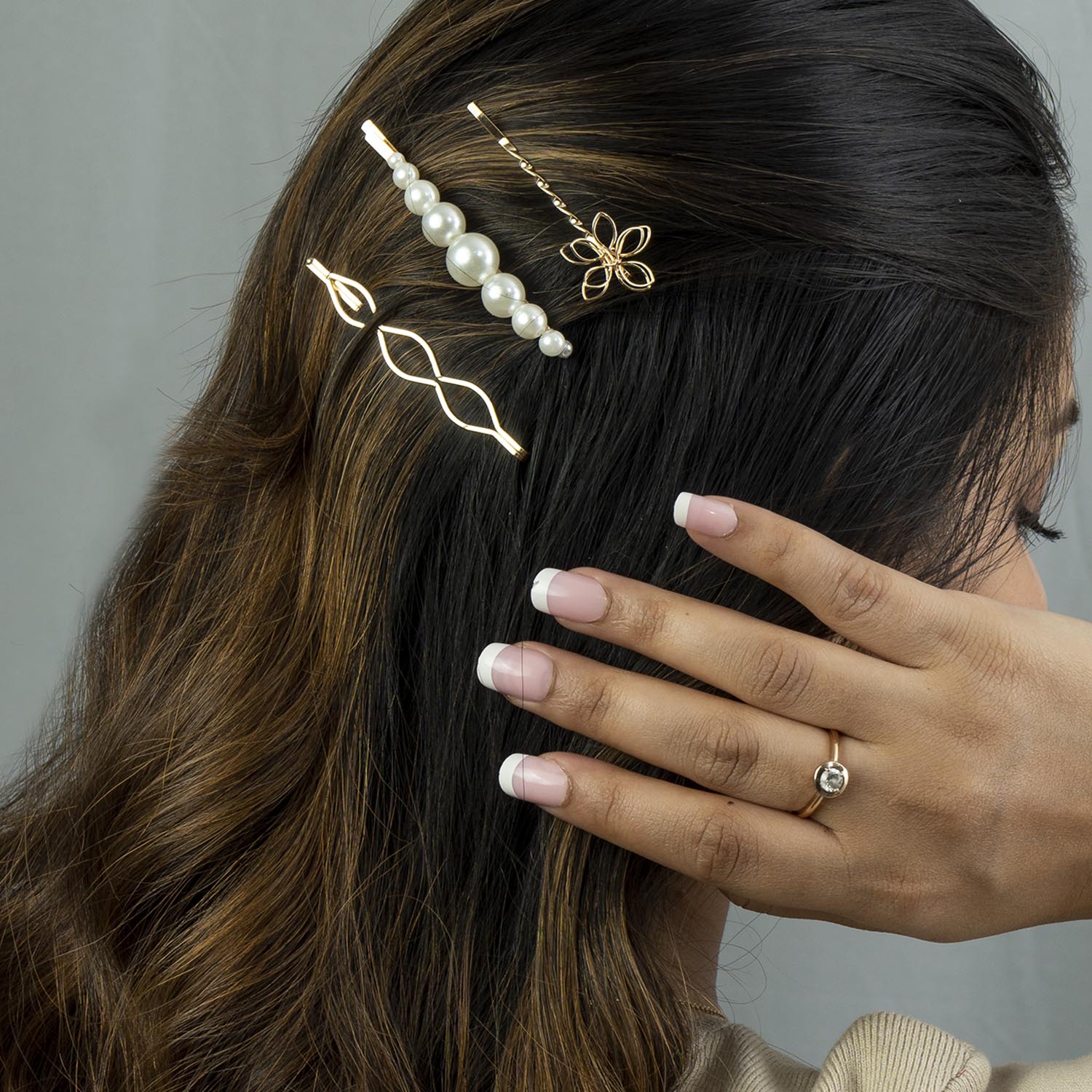 Pearl hai pins (3Pcs) - UBK2769