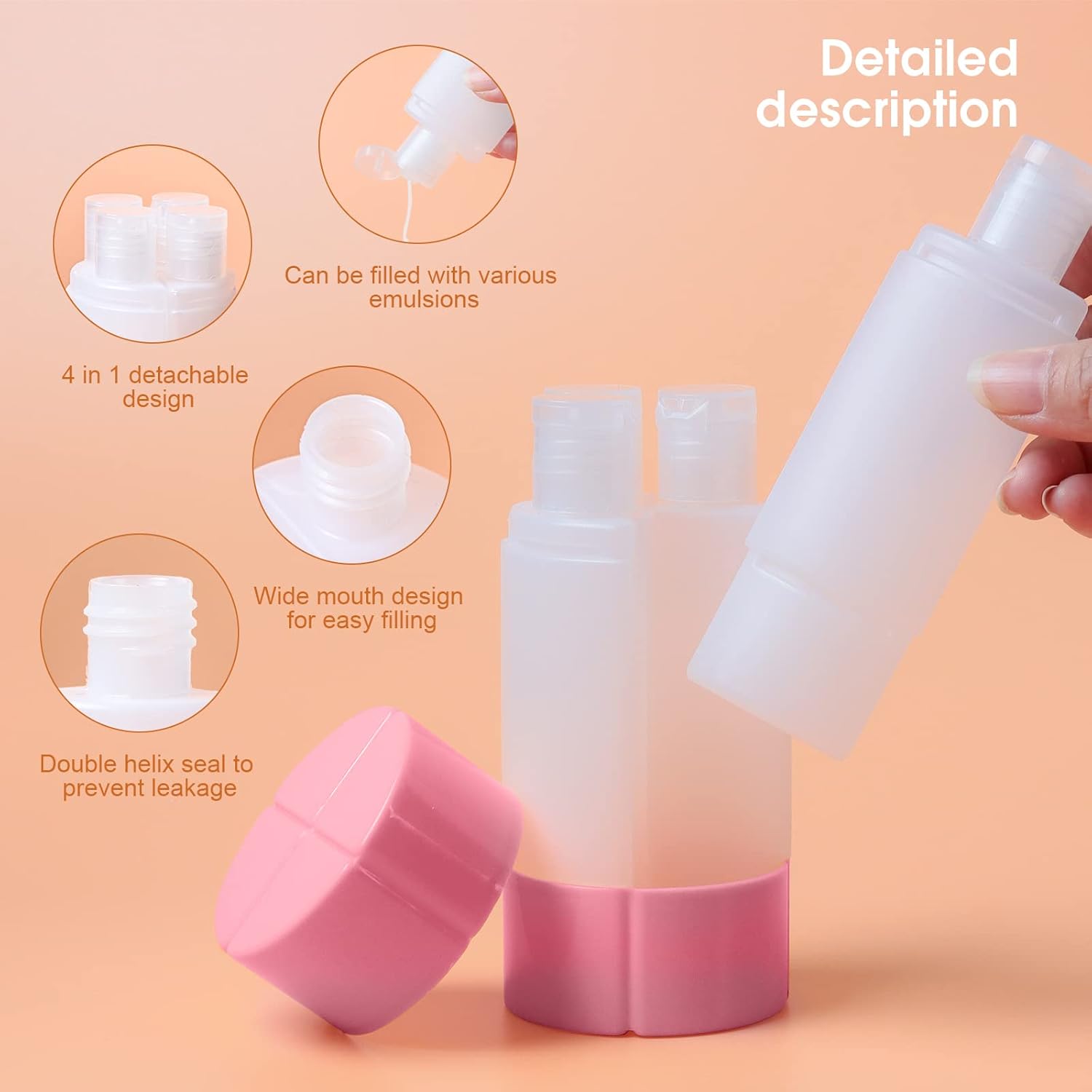 4-Compartment Travel Bottle – UBK3132