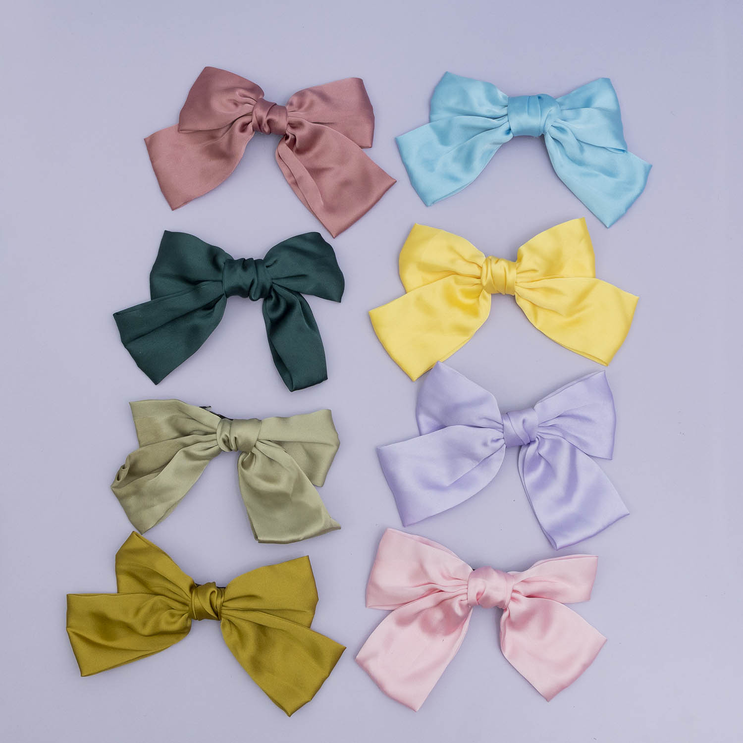 XL Satin hair bow - UBK2774