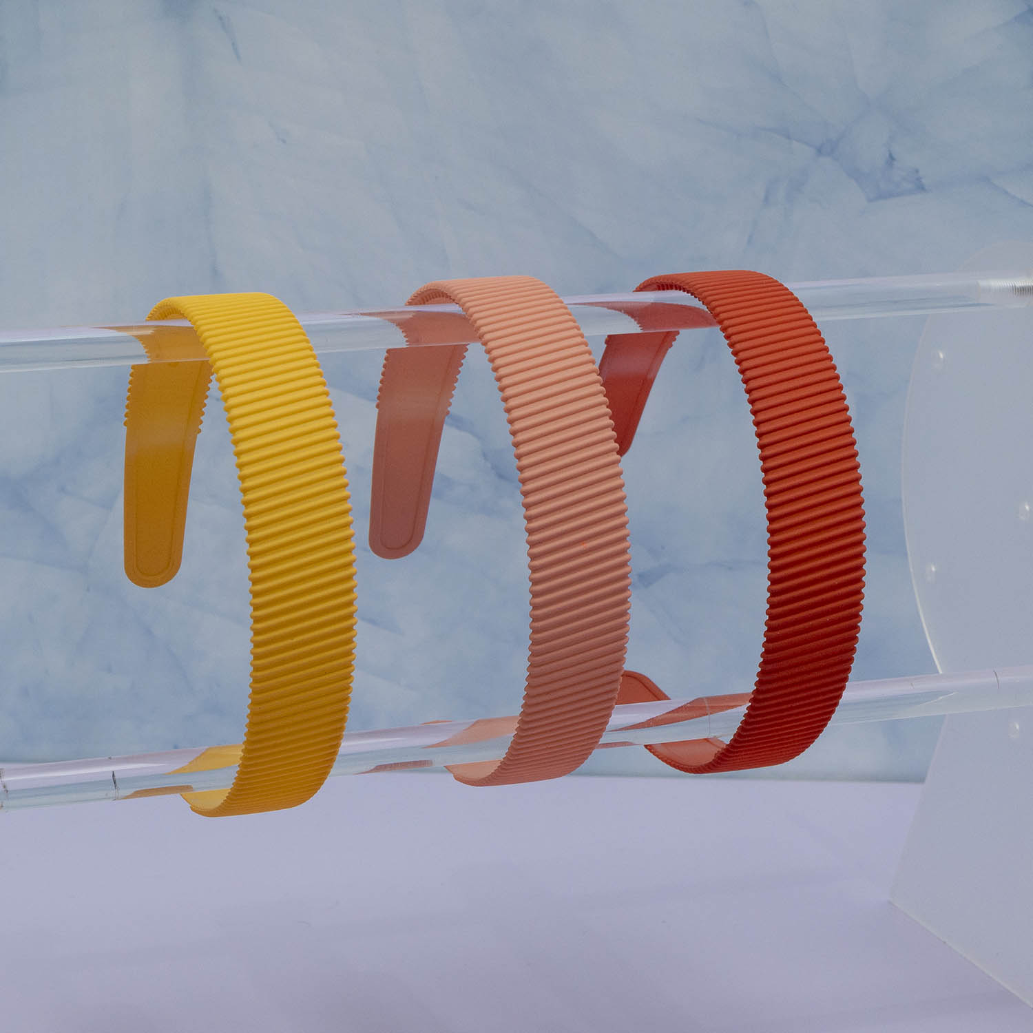 Korean style matt hairbands (3Pcs)- UBK2780