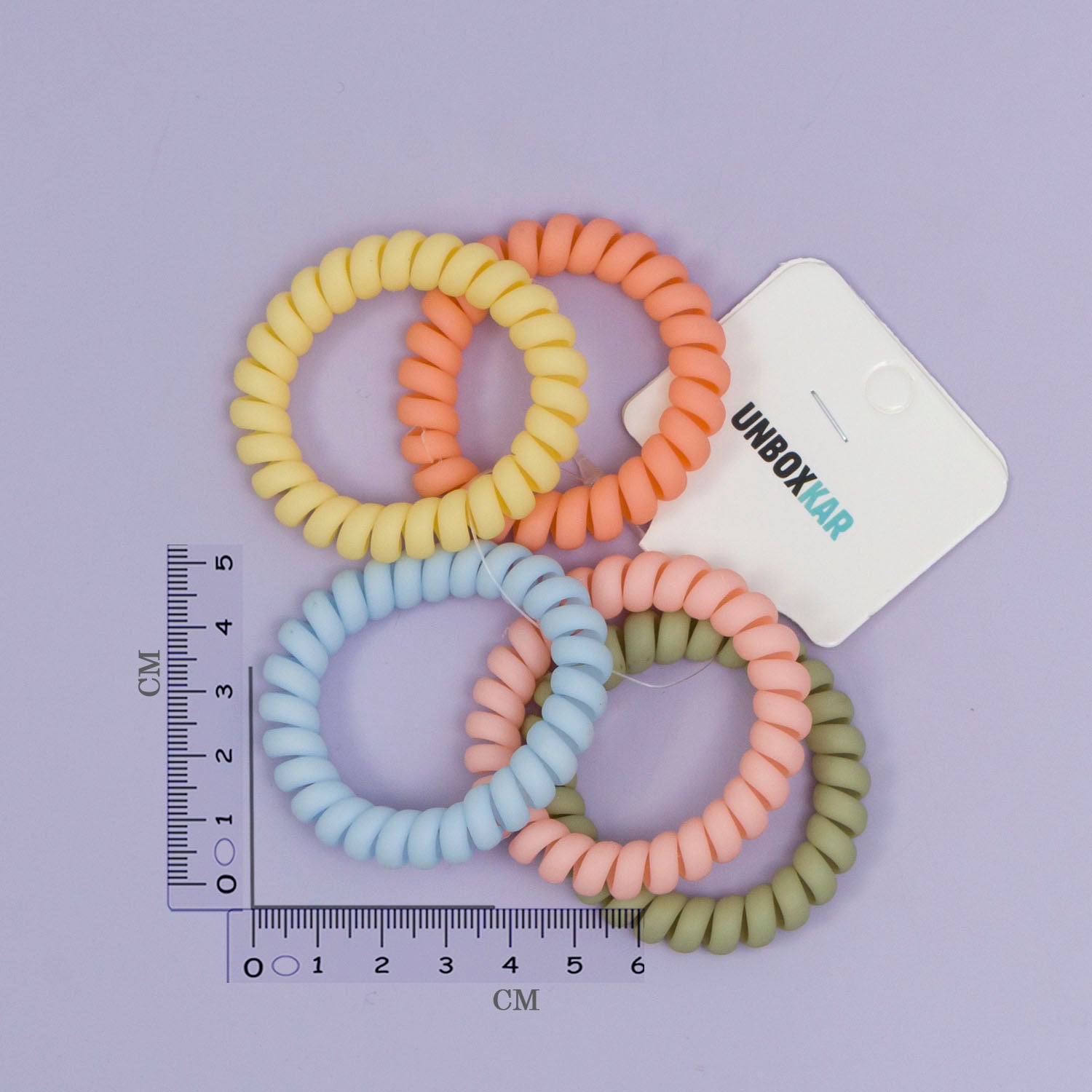 Spiral Hair ties (Set 0f 4)  - UBK2904