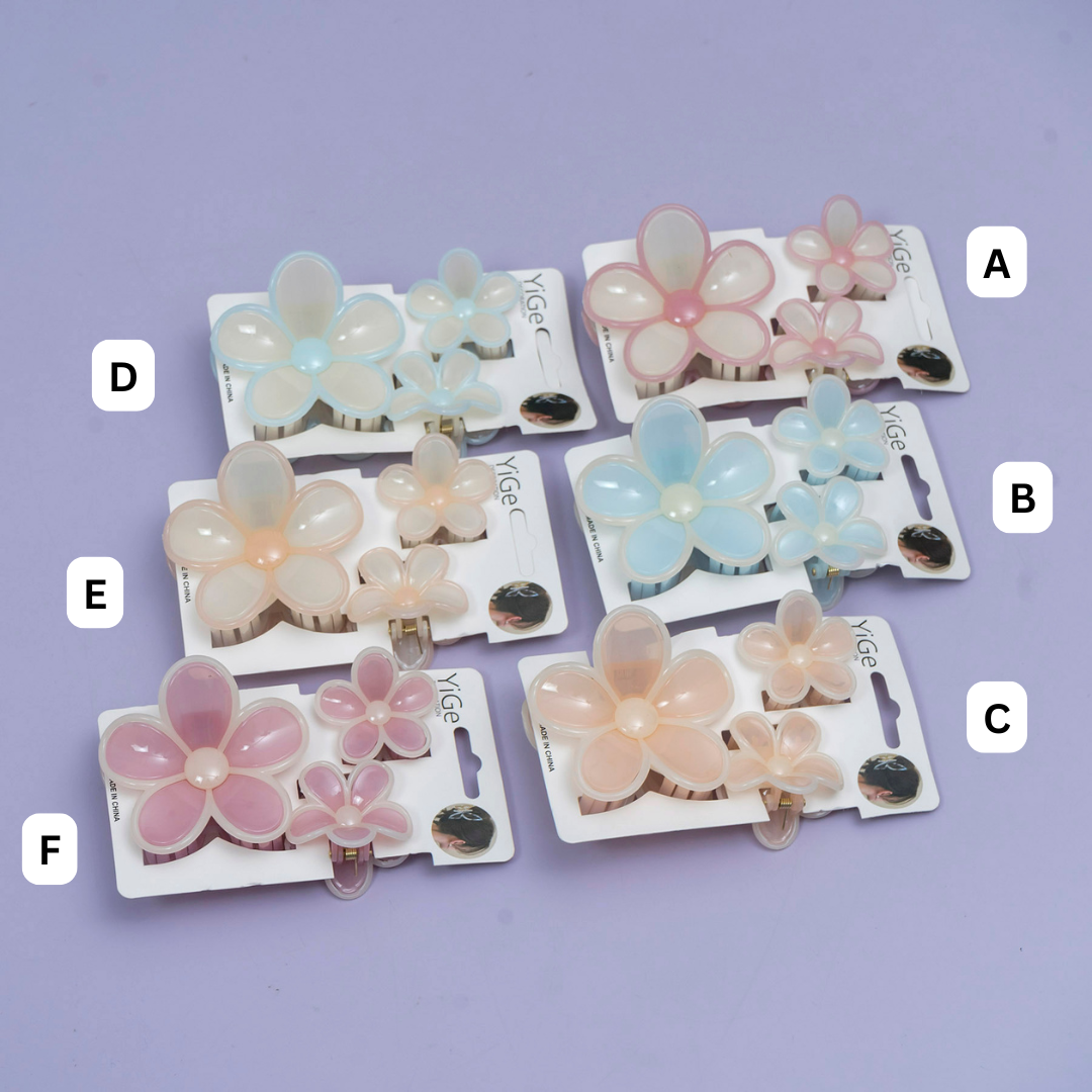 Flower Hair Claw Set – UBK3832