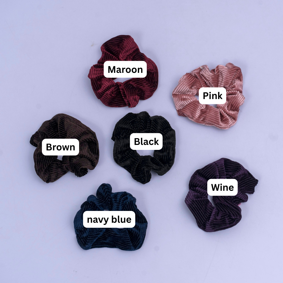 Velvet Ribbed Scrunchie – UBK3873