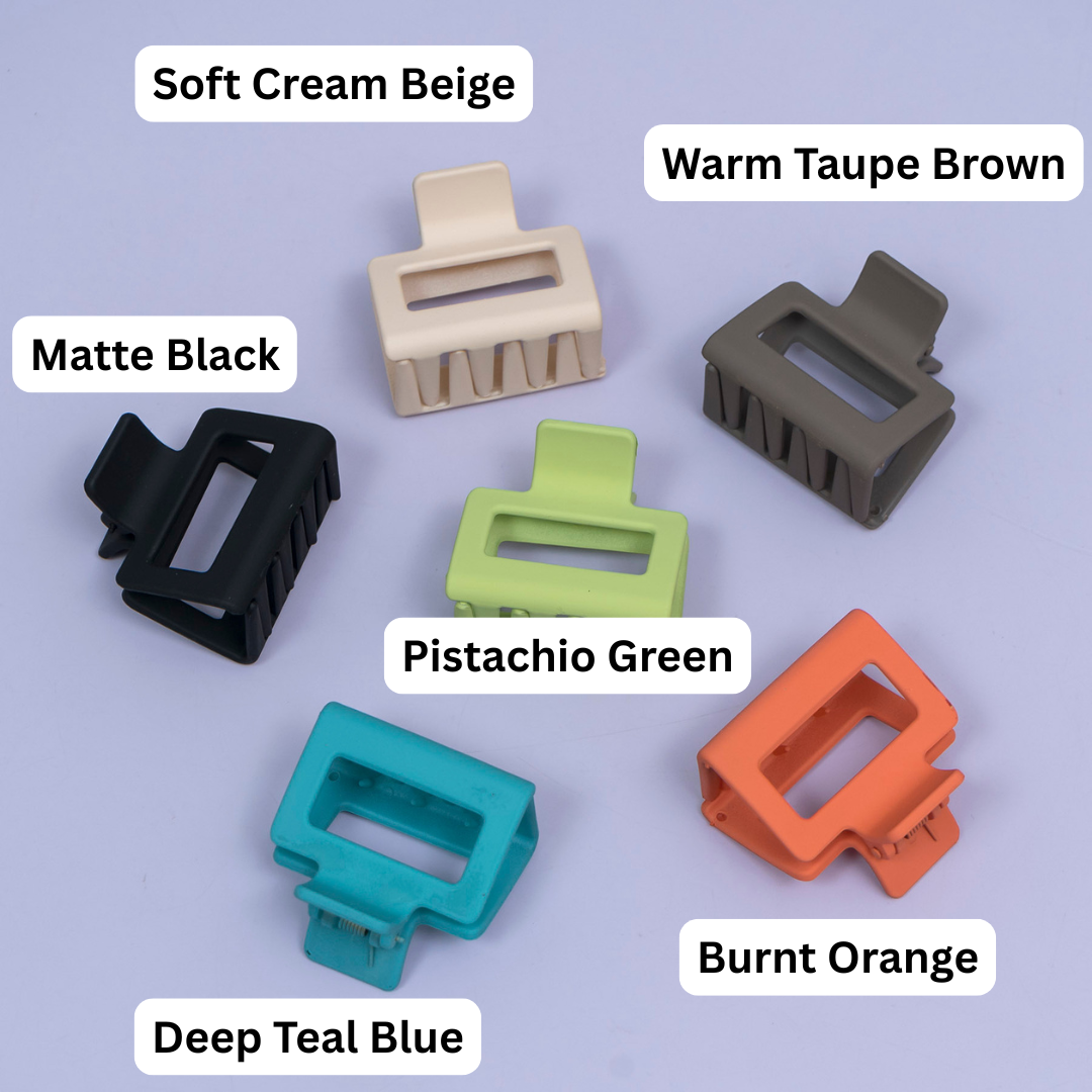 Matte Square Cut-Out Hair Claw – UBK3725