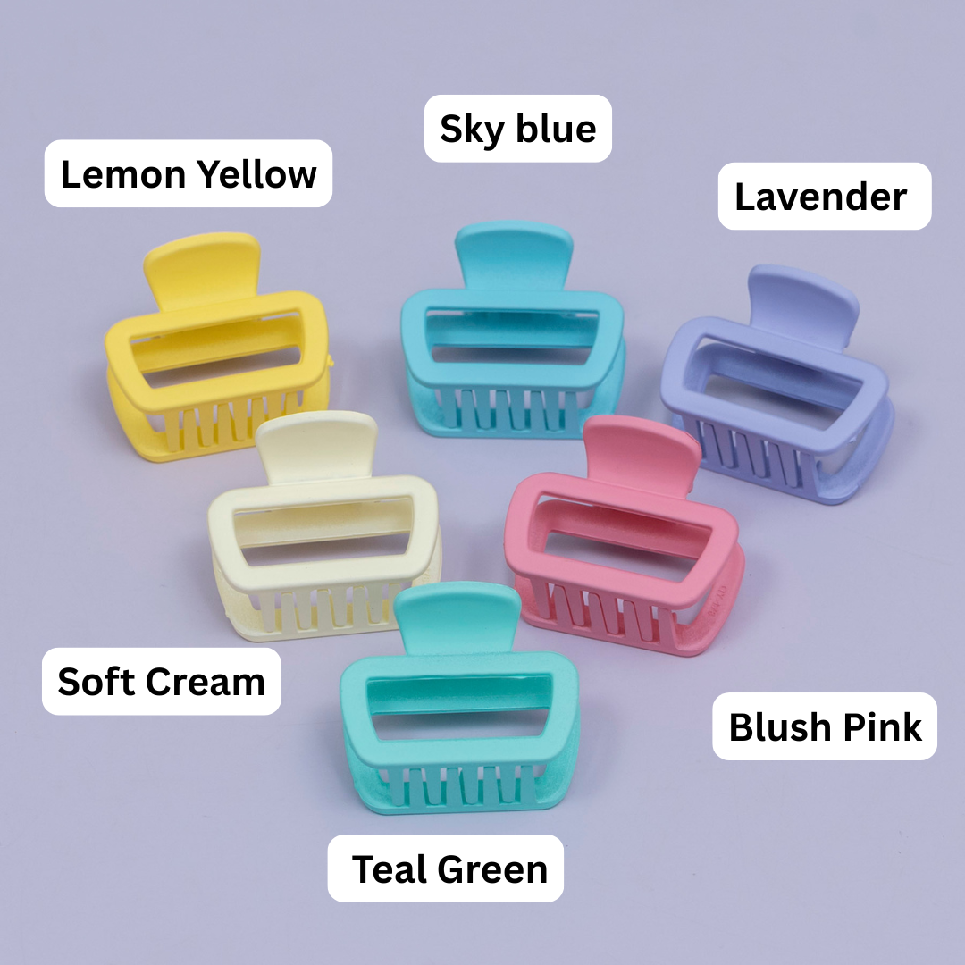 Matte Rectangle Mini Hair Claw – UBK3742