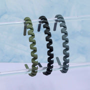 Korean style matt hairbands (3Pcs)- UBK2791