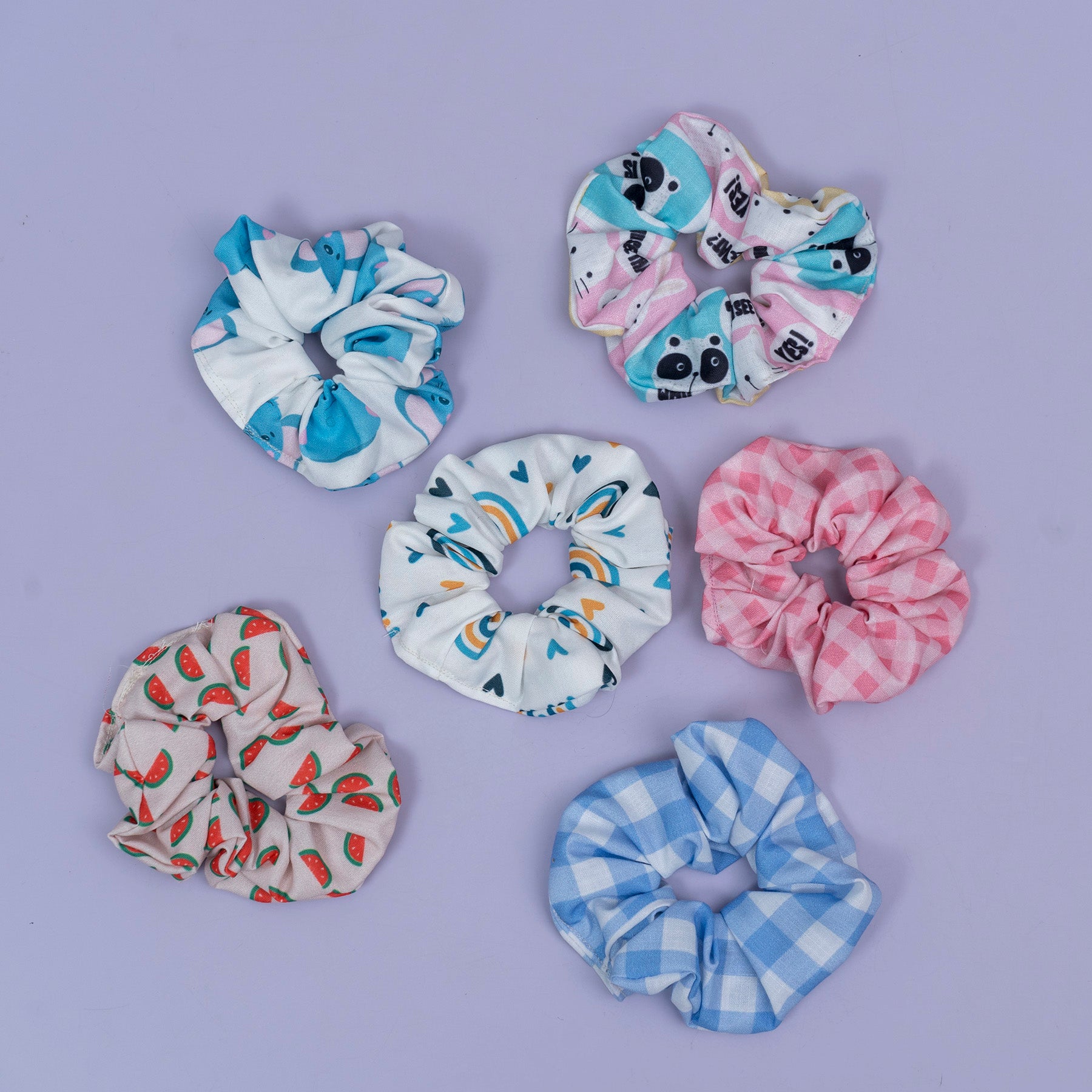 Hand made Printed Scrunchies – UBK3937