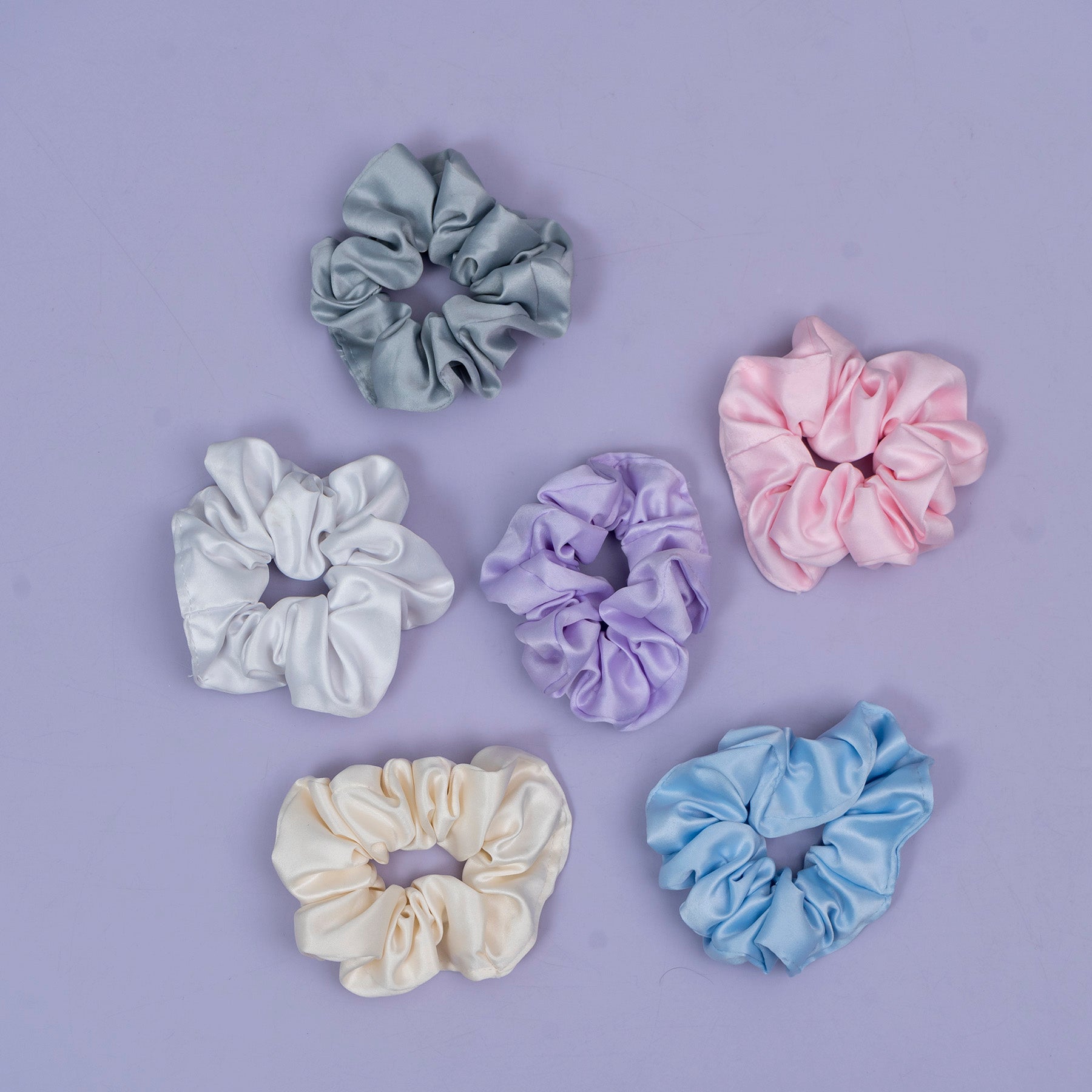 Satin Soft Scrunchies Set (3Pcs) – UBK3938