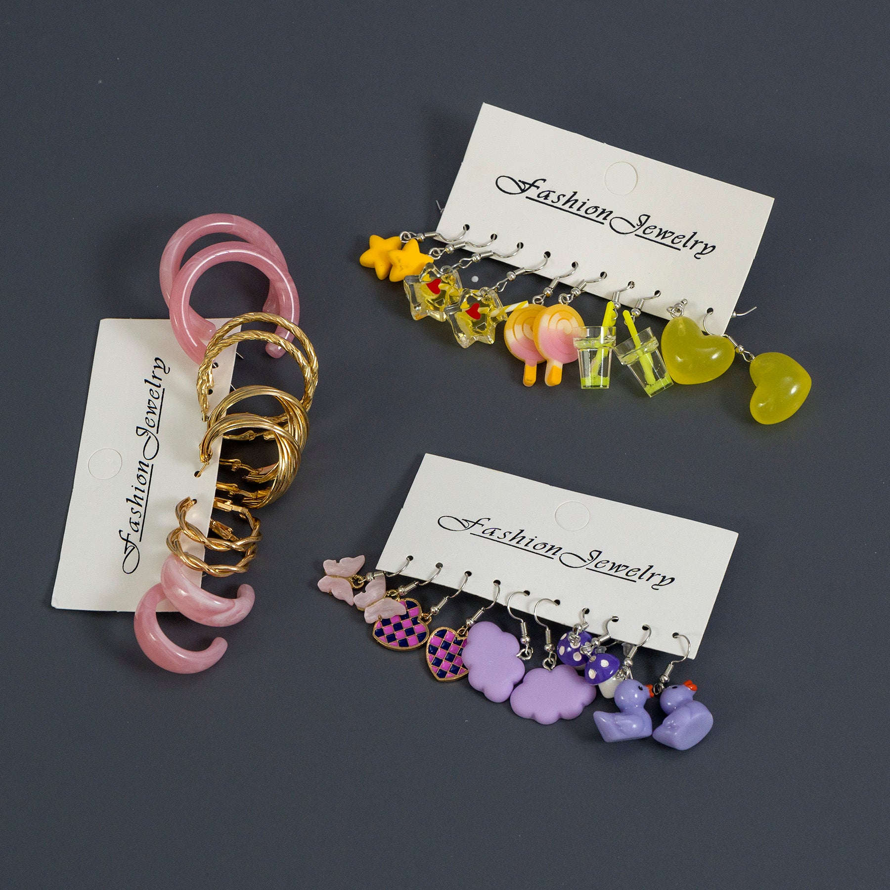 Korean Earrings set - UBK3182