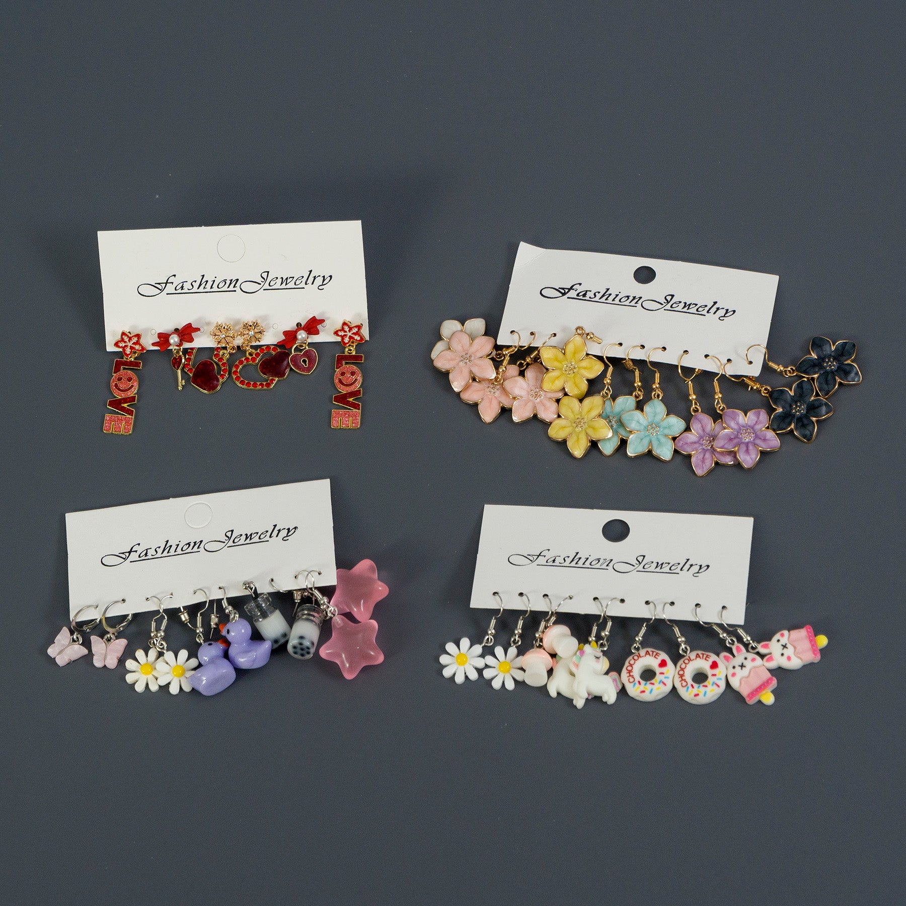 Korean Earrings set - UBK3183