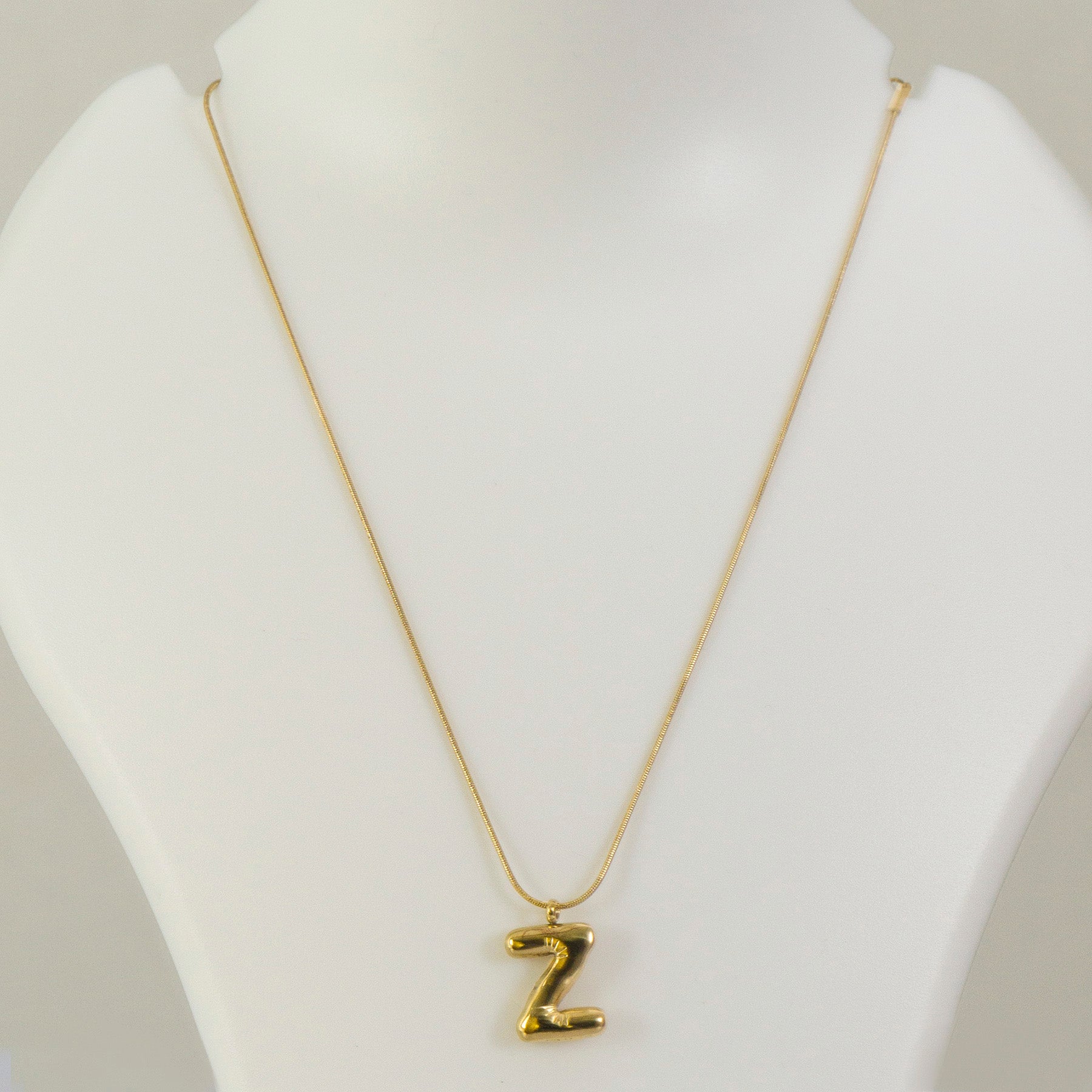 "Z'" Anti tarnish Pendant Necklace  - UBK3202