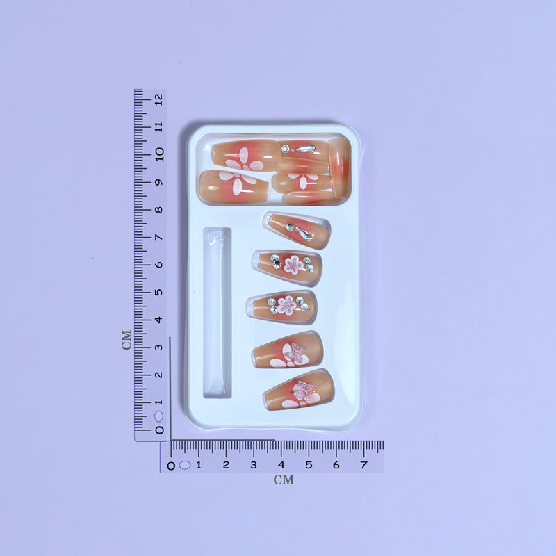 Trendy stick on nails (Pack of 12) - UBK2377