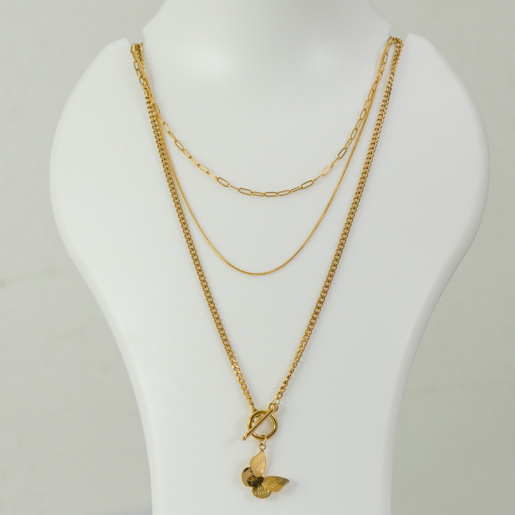 Anti tarnish Pendant Necklace  - UBK3238
