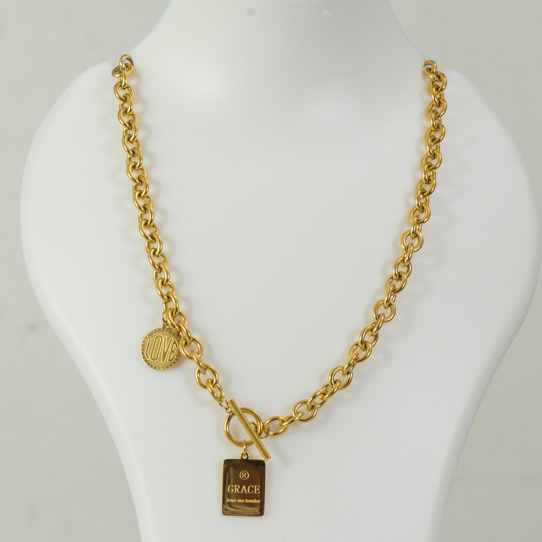 Anti tarnish Pendant Necklace  - UBK3245