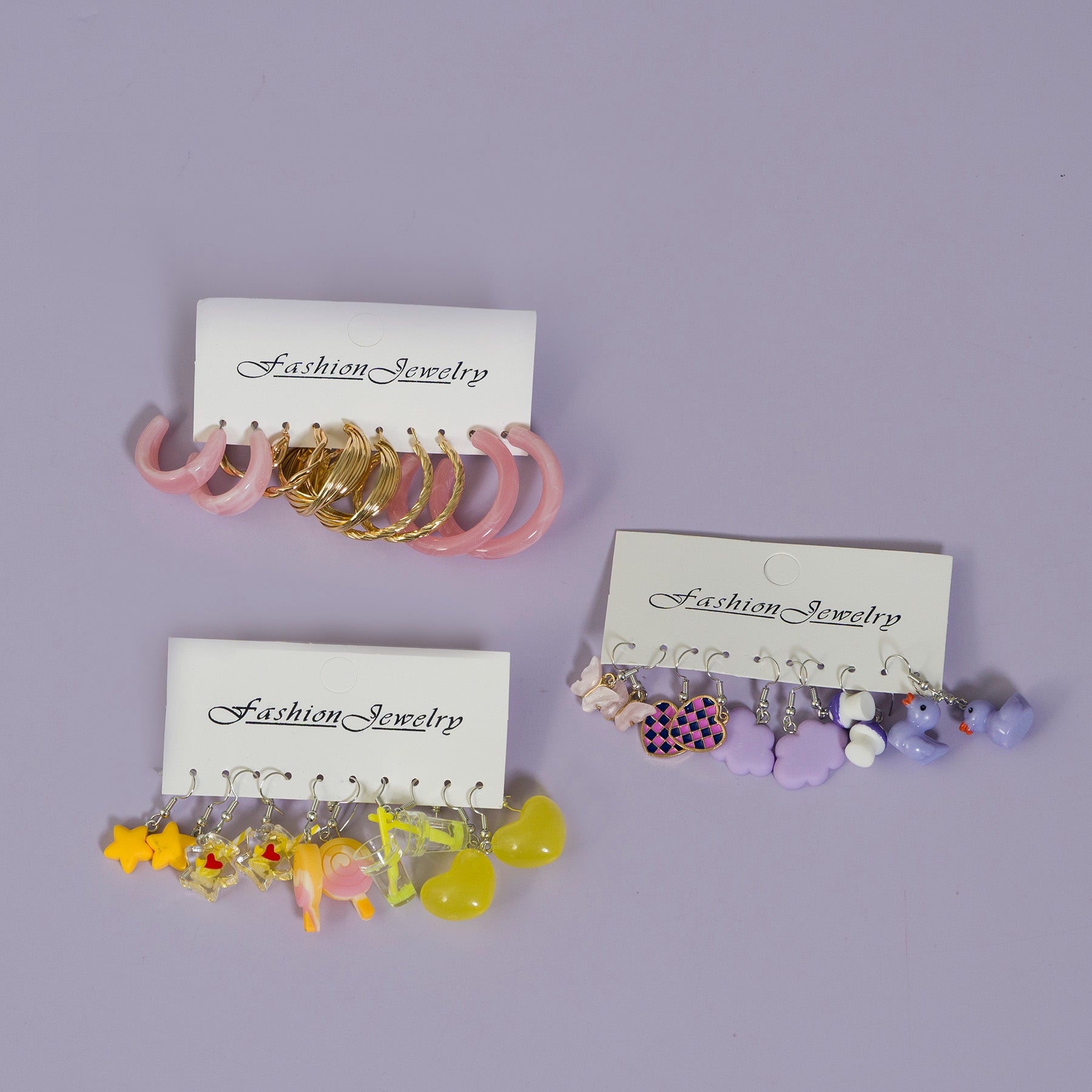 Korean Earrings set - UBK3182