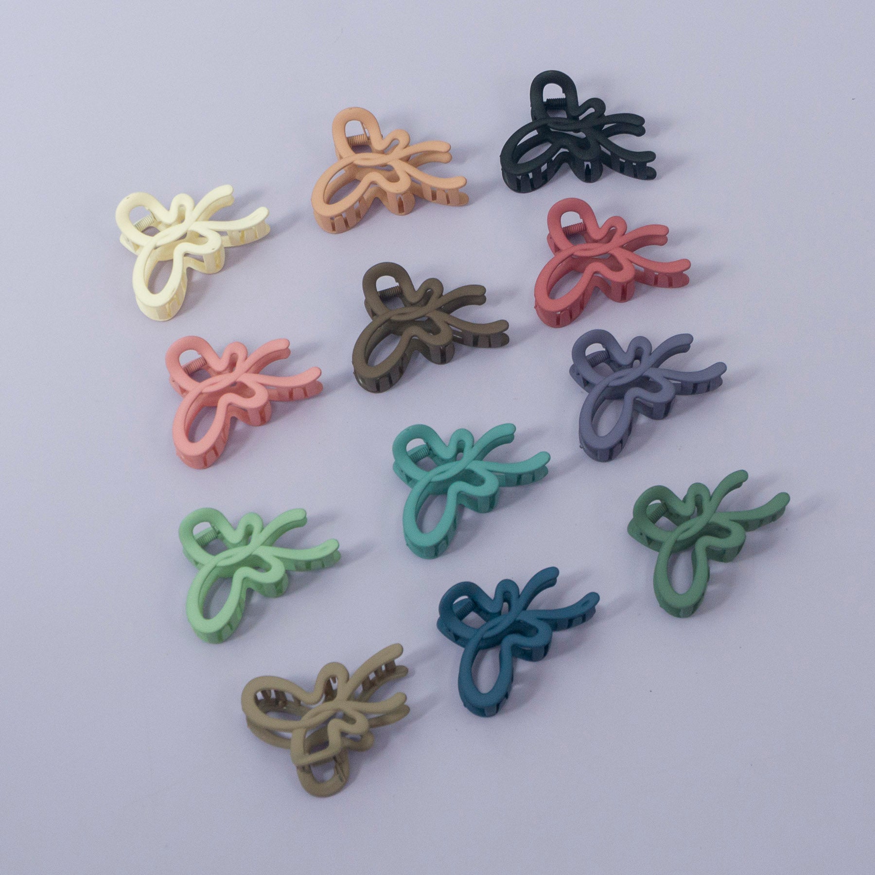 Matte Butterfly Hair Claw (Pack of 3)  – UBK3273