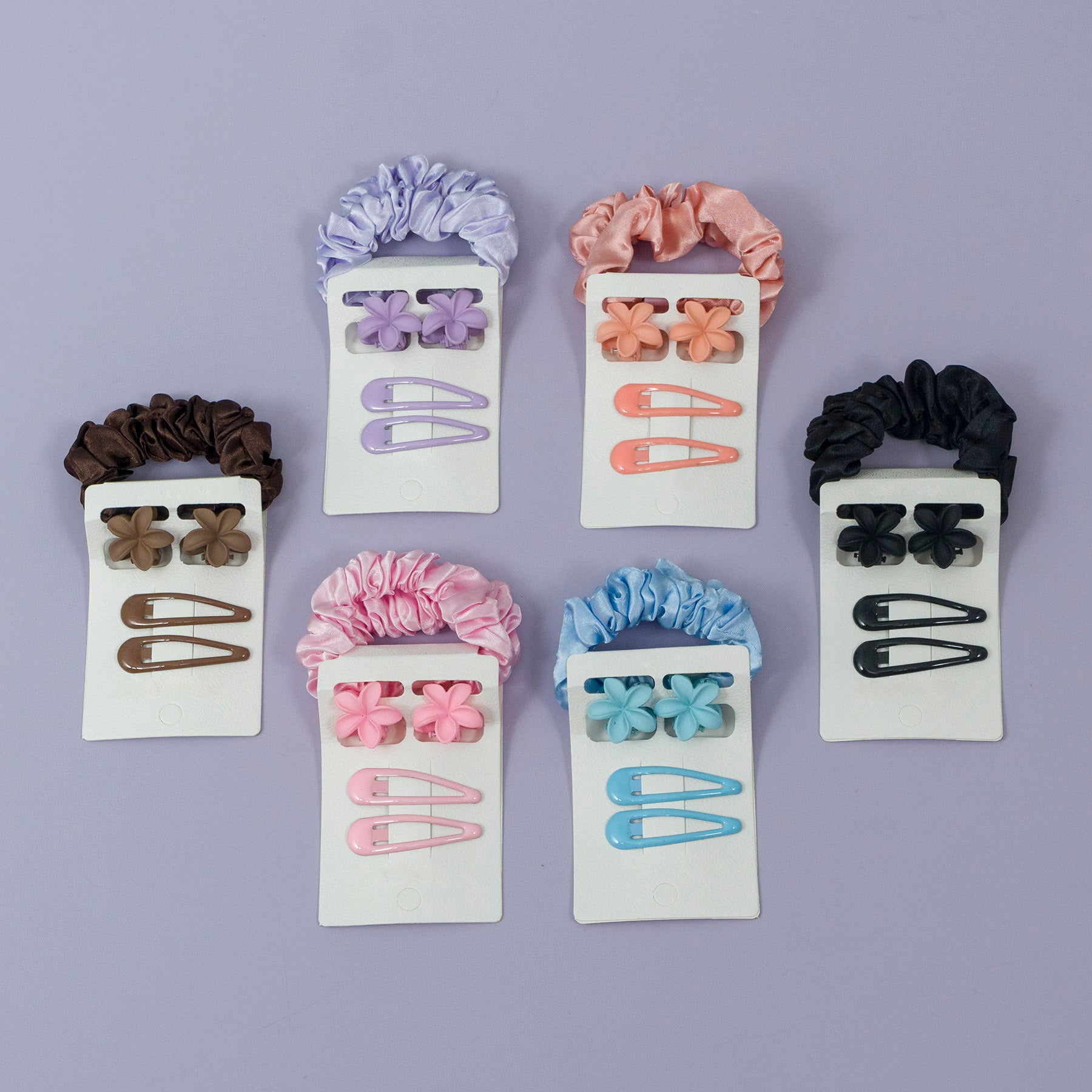 Scrunchie Hair Set – 6 Pcs Combo  – UBK3285