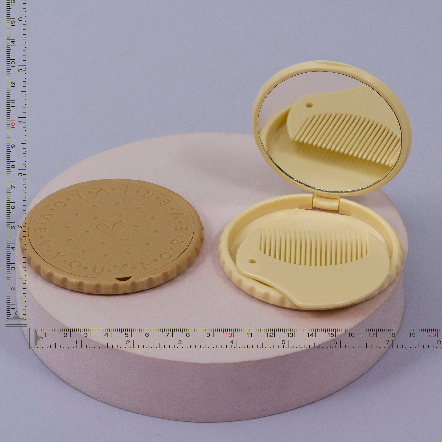 Cookie Design Pocket Mirror with Comb - UBK3305