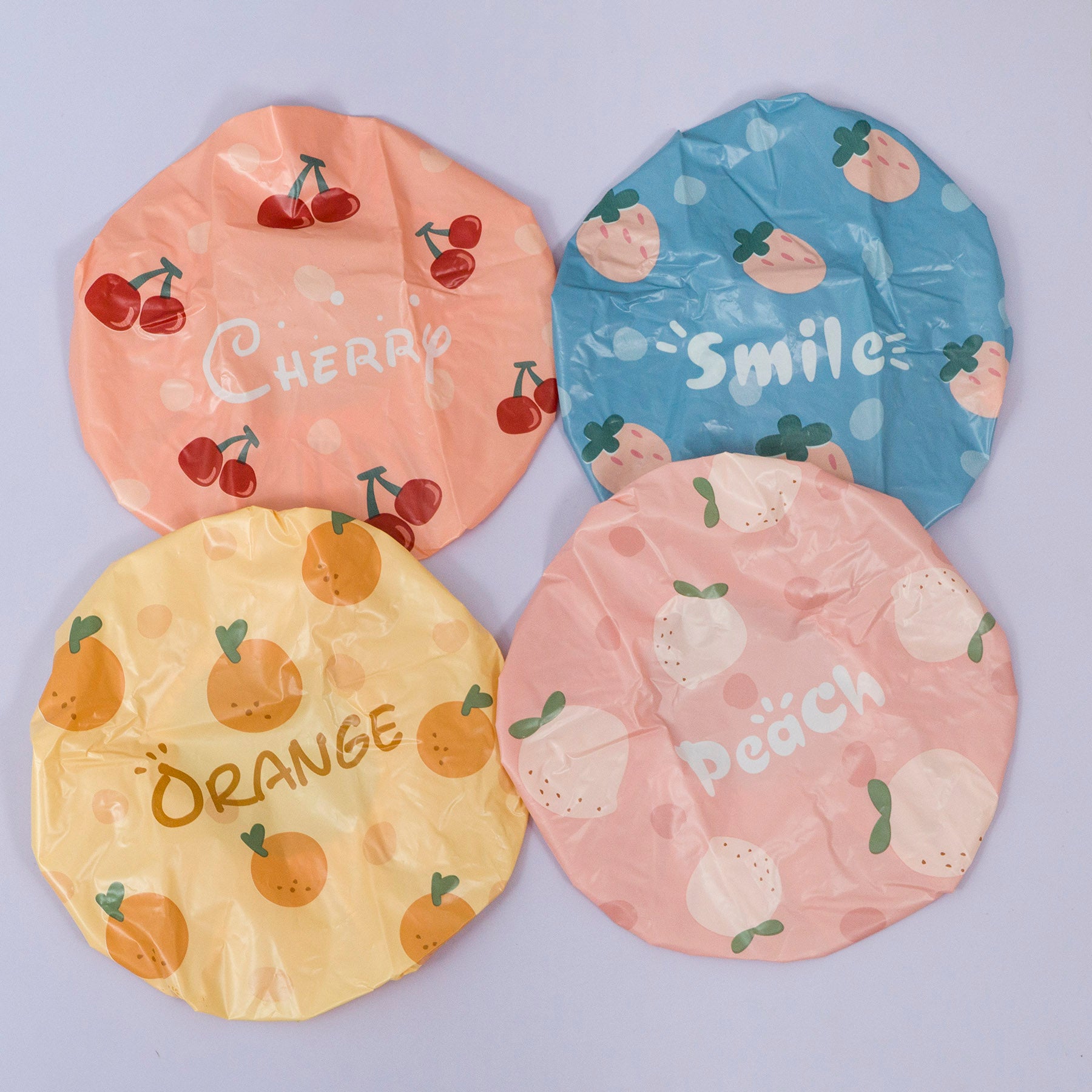Fruit Print Waterproof Shower Cap - UBK3307