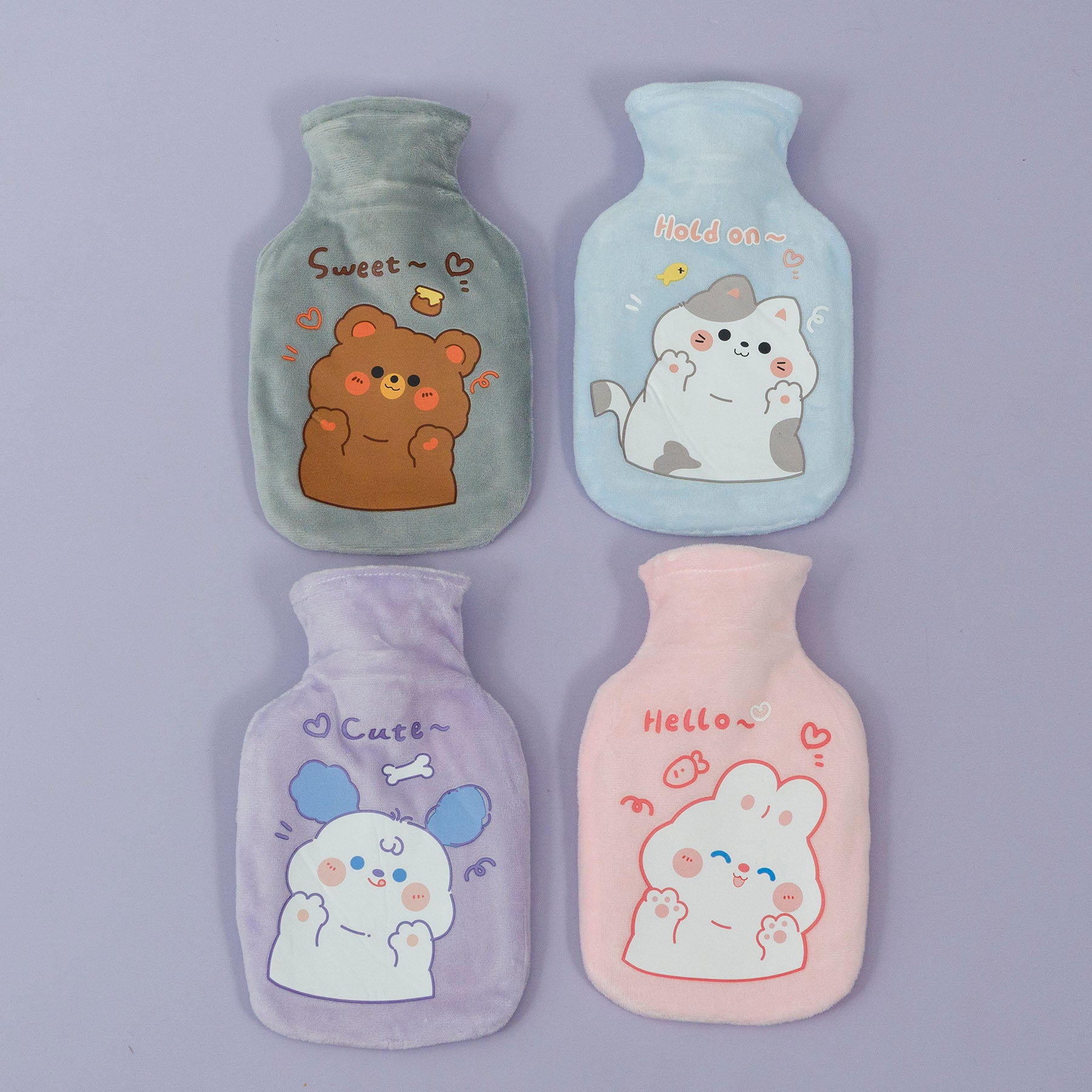 Cute Printed Mini Hot Water Bag - UBK3310