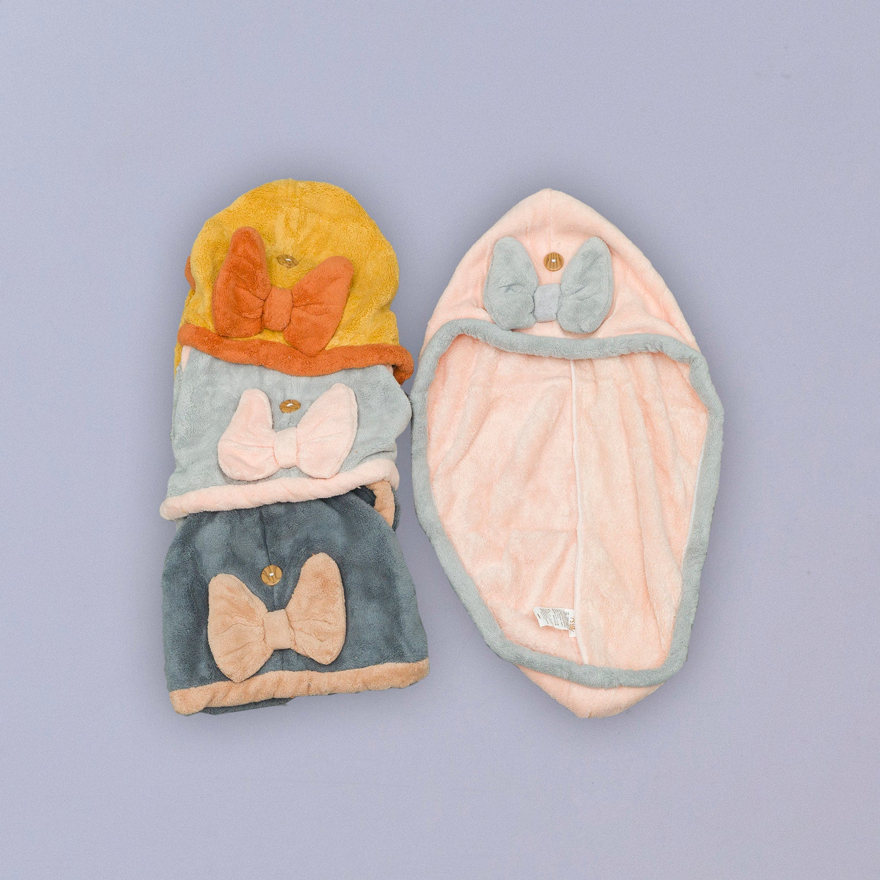 Bow Hair Drying Towel Cap - UBK3315