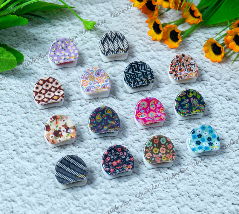 Honey Printed Mini Hair claw - UBK1593