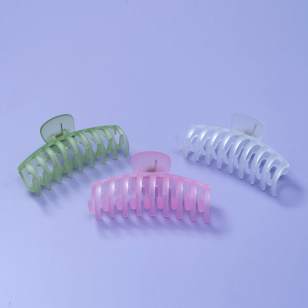 Frosted Matt hair claw (Pack of 3) - UBK2187