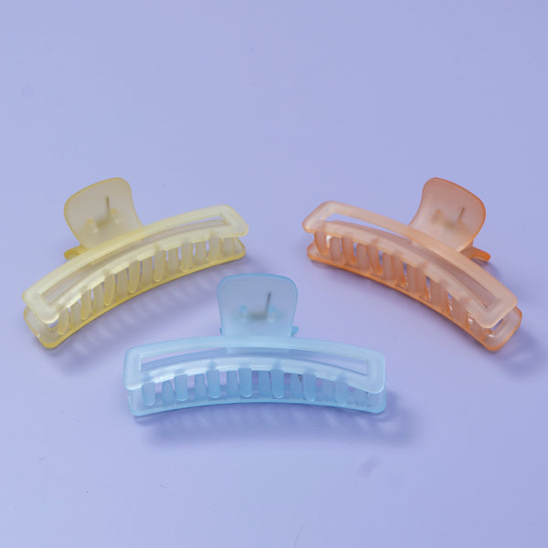Frosted Matt hair claw (Pack of 3) - UBK2186