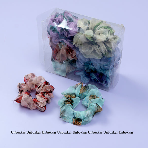 Organza hair scrunchies (Box of 12) - UBK2165
