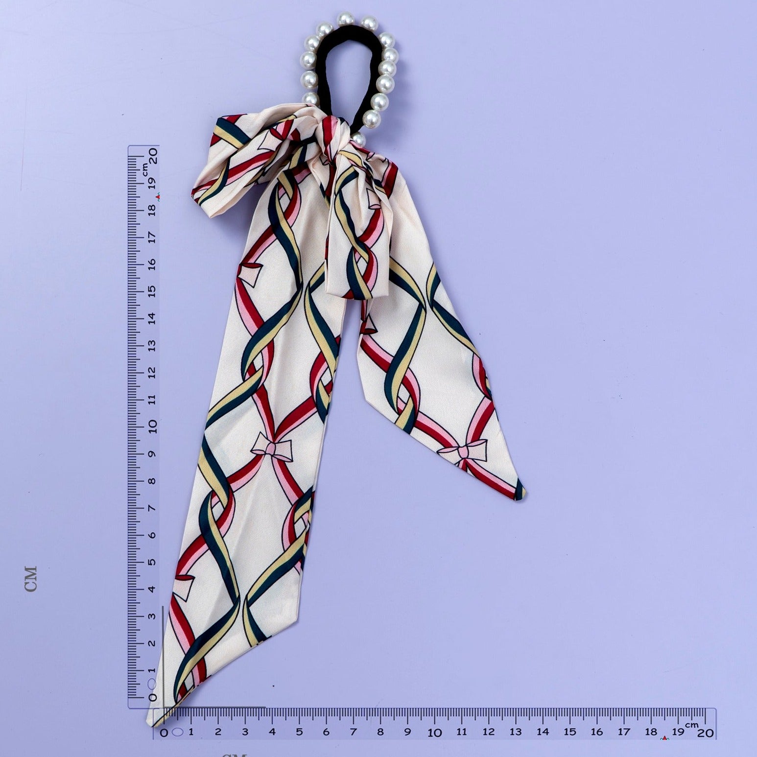 Pearl bow type hair ties  - UBK2170