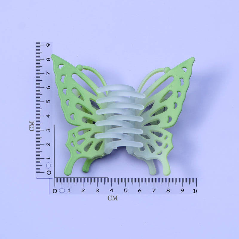 butterfly Matt frosted hair claw (Pack of 3) - UBK2201