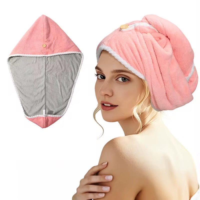 Bow Hair Drying Towel Cap - UBK3315