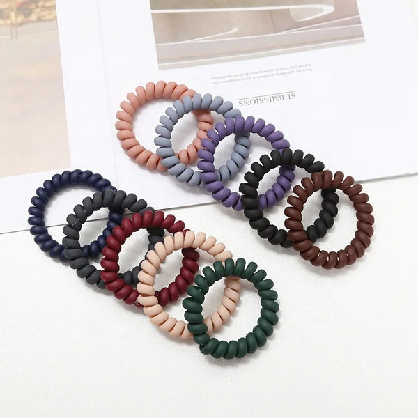 Trendy spiral Hair ties ( Pack of 5 ) - UBK2587