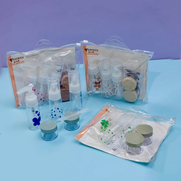 6-Pcs Travel Bottles Kit, Portable Refillable Toiletry Containers Set - UBK2356